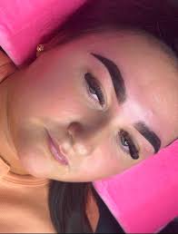 Hybrid brows 💕 the tint was removed with a spoolie and brow conditioner  and still leaves a great stain 🫶 using the beautie nerd hybrid stain which  I have for sale for £