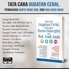 Jun 22, 2021 · lebih lanjut, dalam gugatannya, lulu tobing hanya meminta perceraian saja. Jual Tata Cara Gugatan Cerai Pembagian Harta Gono Gini Dan Hak Asuh Anak Di Lapak Planet Bookstore 2 Bukalapak