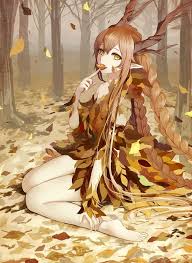 Autumn Elf Anime Elf Anime Fantasy Anime Drawings