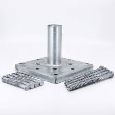 Build a deck without digging holes using a deck post base and post anchor ozco building products. Titan Building Products 4x4 Wood Post Anchor Kit Tiprg441 Galvanized Fasteners Included 3 5 To 4 Square Railing Posts Buy Online In Aruba At Aruba Desertcart Com Productid 30615820