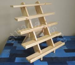 5 Shelf 24 Lipped Portable Tabletop Display Stand Etsy Display Stand Portable Tabletop Display Portable Display