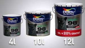 Toutes les informations sur le produit. Peinture Blanche Blanc 98 Dulux Valentine Youtube