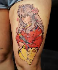 Dog yaksha) is a japanese manga series written and illustrated by rumiko takahashi. Inuyasha Tattoo By My Friend Nikita Of Kippod Tattoos Inuyasha