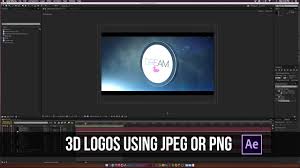 how to create a 3d logo with element 3d in after effects youtube how to create a 3d logo with element 3d in after effects