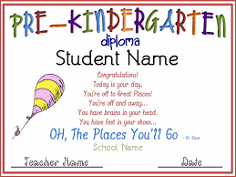 Free printable preschool diploma, great diploma to give to children that just learned basic skills and completed the preschool. Preschool Graduation Quotes By Dr Seuss Quotesgram