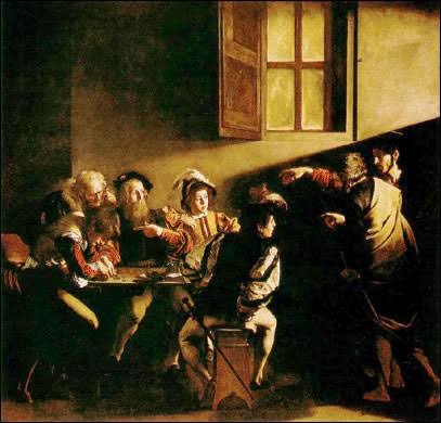 HISTORIA DEL ARTE: OBRA COMENTADA: LA VOCACIÓN DE SAN MATEO, DE CARAVAGIO.