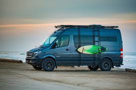 We Optimize El Kapitan Camper Vans For Getaway Weekends Or To Disappear Off The Grid For Weeks At A Time With Power Wat Mercedes Benz Vans Van Sprinter Camper