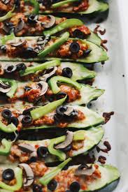 Healthy Pizza Stuffed Zucchini Boats Recipe Healthy Pizza Zucchini Healthy