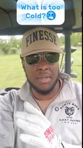 What is the lowest temp you'll golf?👀 #golfing #golfcartlife