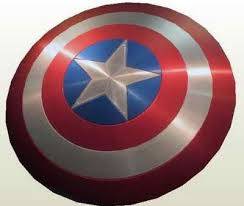 Captain America Shield Papercraft Papercraft Paradise Papercrafts Paper Models Card Models Captain America Shield America Captain America