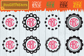 Download Circle Monogram Frame Graphic By Piedesigner Creative Fabrica