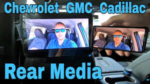 2021 Tahoe Suburban Yukon Yukon Xl And Escalade Rear Media Entertainment System Youtube
