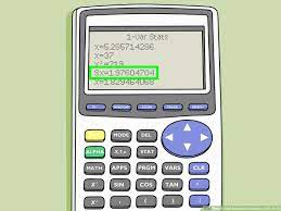 How To Find Standard Deviation On The Ti 84 10 Steps