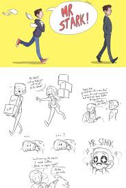 Peter Parker And Tony Stark Hero Worship Marvel Superheroes Marvel Jokes Marvel Funny