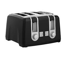 Maybe you would like to learn more about one of these? Black Decker 4 Slice Black Extra Wide Slot Toaster With Browning Control T4569b The Home Depot