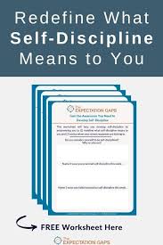 Develop Self Discipline Worksheet The Expectation Gaps In 2020 Personal Branding Worksheets Stress Response