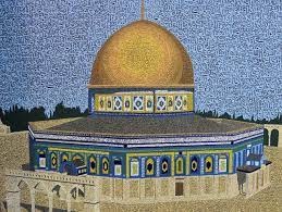 Colorful painting of al aqsa mosque. Ahmed Abu Al Adas Al Aqsa Mosque 2018 Artsy