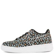 Nike Air Force 1 07 Prm Jdi Just Do It Air Force 1 Jdi Prm Gs Nike Shoes Air Force Black Nikes Orange Nike Shoes