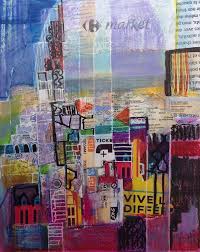 Mixed Media Sylvia Paul Painting Art Mixed Media