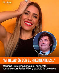 ROMPIÓ EL SILENCIO💣 La presentadora habló sobre su vínculo con Javier  Milei y los rumores de romance. 👉Enterate qué dijo  https://viapais.ar/BreyMilei