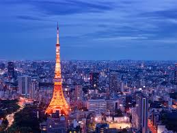 Japan 2015 Capturing The Tokyo Tower From The Andaz Rooftop Tokyo from roppongi hills with tokyo tower in the background. paul reiffer
