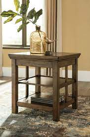 I Love This Wonderful Table To Put Next To A Couch Or Chair I Like The Brown Muted Color That Gives Off A Much Calmer Furniture End Tables Living Room Designs