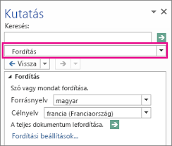Francia magyar online fordító without. Szoveg Forditasra Mas Nyelvre Office Tamogatas