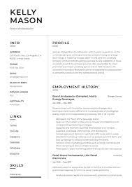 A brand ambassador is employed by a company or organization to help raise brand awareness and increase sales. Brand Ambassador Resume Writing Guide 12 Templates 2020