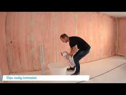 De Grote Stucklus Met Rotband Van Knauf Muur Stucen Muur Glad Muur