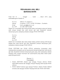 Melihat dari manfaat dan isi surat perjanjian kerja sama usaha di atas, kita tentu sudah dapat menggambarkan poin apa saja yang harus dimasukkan dalam surat perjanjian kerjsa sama usaha. Contoh Surat Perjanjian Jual Beli Barang Antar Perusahaan