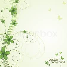 Abstract Floral Background With Stock Vector Colourbox