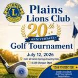Plains Lions Club 20th Anniversary Golf Tournament