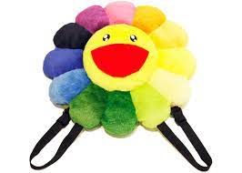 I'm joined here by two of my students to create a sculpture made from recyclables inspired by. Takashi Murakami Flower Plush Rucksack Backpack Rainbow