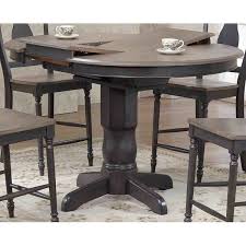Hamisi Counter Height Extendable Butterfly Leaf Solid Wood Dining Table Dining Table In Kitchen Counter Height Pub Table Oval Table Dining