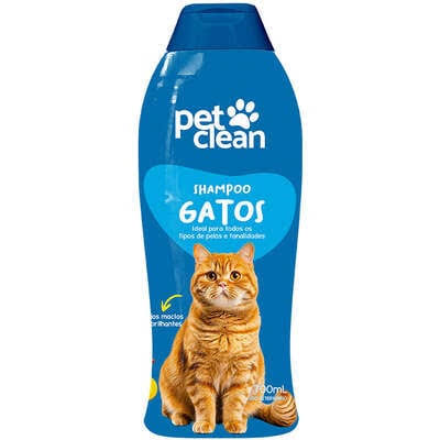 SHAMPOO E CONDICIONADOR GATOS - PET CLEAN
