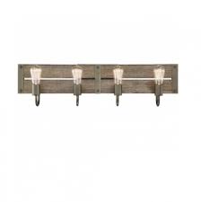Nuvo 60w Winchester Vanity Light Fixture Aged Wood 4 Light Bronze Nuvo 60 6430 Homelectrical Com