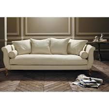 Banquette antoinette maison du monde. Banquette 3 Places En Coton Coloris Lin Louise Maisons Du Monde