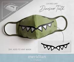 Kids Iron On Heat Transfer Decal For Face Mask Diy Child Etsy Face Masks For Kids Mask For Kids Face Mask