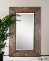 Extra Large Wood Wall Floor Mirror Xl Oversized Rustic Full Length Leaner 80 Ebay Extra Large Wall Mirrors Rustic Wall Mirrors Distressed Wood Mirror