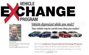 Whether you are looking for a new or used nissan car, truck or suv you will find it here. Vehicle Exchange Program Anderson Toyota Loves Park Serving Rockford Il