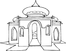 Mewarnai memiliki banyak sekali manfaat untuk anak anda. Contoh Gambar Contoh Mewarnai Gambar Masjid Untuk Anak Paud Kataucap