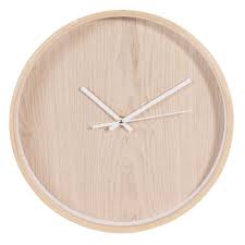 Horloge En Bois D 31 Cm Anders Wooden Clock Clock Home Decor