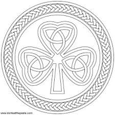 Shamrock Printable Box And Coloring Page Shamrock Printable Celtic Coloring Coloring Pages
