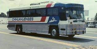 Dina Avante Transportes Chihuahuenses Mexico Old Bus Bus Bus Stop