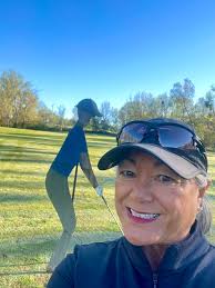 My golf partner after the 1st round!!