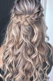 30 Wedding Hairstyles Half Up Half Down With Curls And Braid Wedding Hairstyles Half Half Curls Braided Hairstyles For Wedding Wedding Hair Down Hair Styles