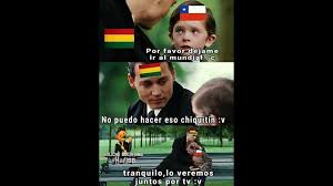 Buenas gente, les traigo un video cortito de los memes de chile vs bolivia, si les gusta dejen su like y suscribanse.cuidense! Estos Son Los Memes De La Derrota De Chile Ante Bolivia Por Las Eliminatorias