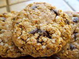 6 eggs 2 cups brown sugar 2 cups sugar 1 cup soft margarine 4 tsp baking soda 2 tblsp vanilla 3 cups crunchy peanutbutter 9 cups quick oats 1/2 lbs. The Best Monster Cookie You Will Ever Eat Simply Living Healthy