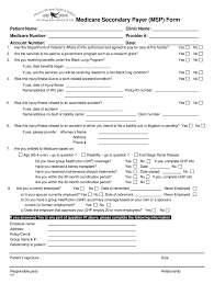 Section 1862(b)(2)(a)(ii) of the social security act. Medicare Secondary Payer Form 2020 Fill Online Printable Fillable Blank Pdffiller