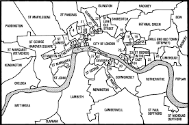 This map consists of 24 sheets and measures 3.84 by 2.01 metres. Illustrative Map Of London Parishes British History Online